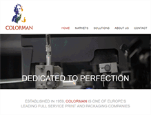 Tablet Screenshot of colorman.ie